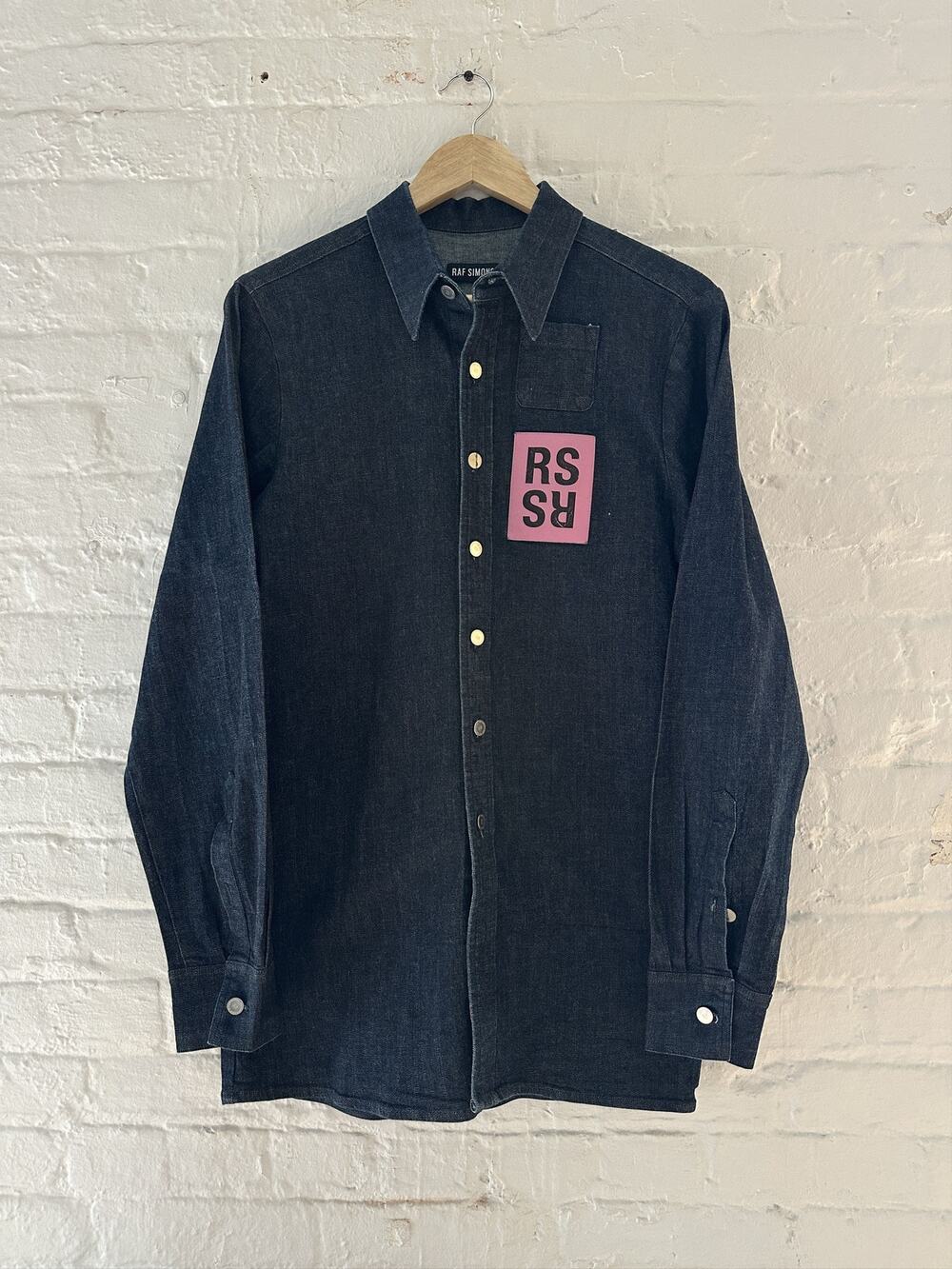 Raf Simons Patch Denim Shirt